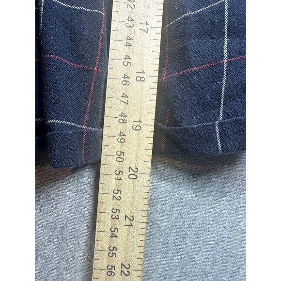 Jacadi Dress Infant Girls Size 5A Blue Plaid Long Sleeve - Picture 2 of 7